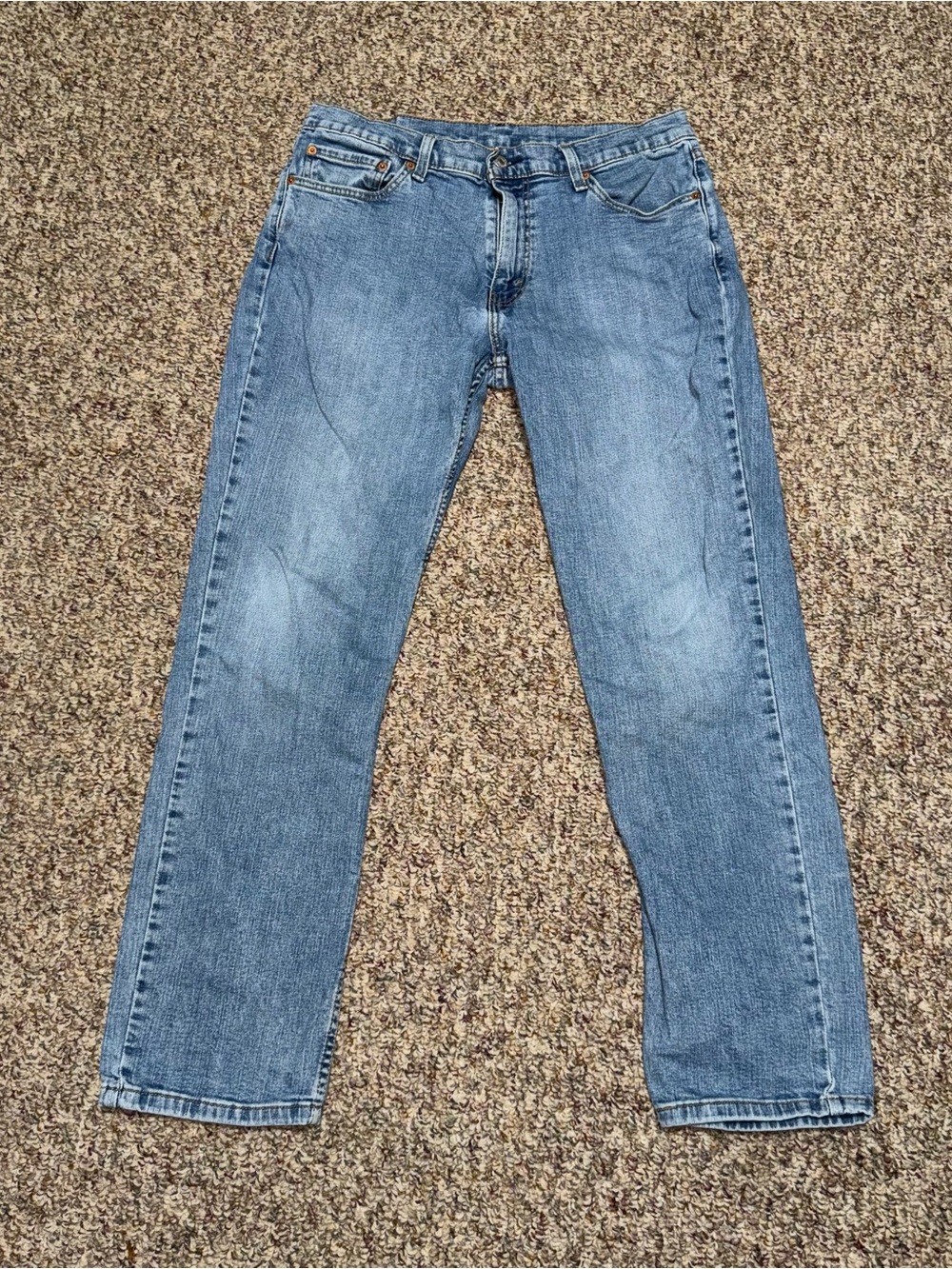 Levi's Men's size 34 jeans Light Blue Straight Leg Jeans‎